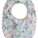 Alimrose Scallop Bib - Liberty Blue