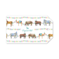 Dogwood Hill Party Animals Train Gift Tags