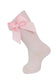 Pink Knee Socks with Bow