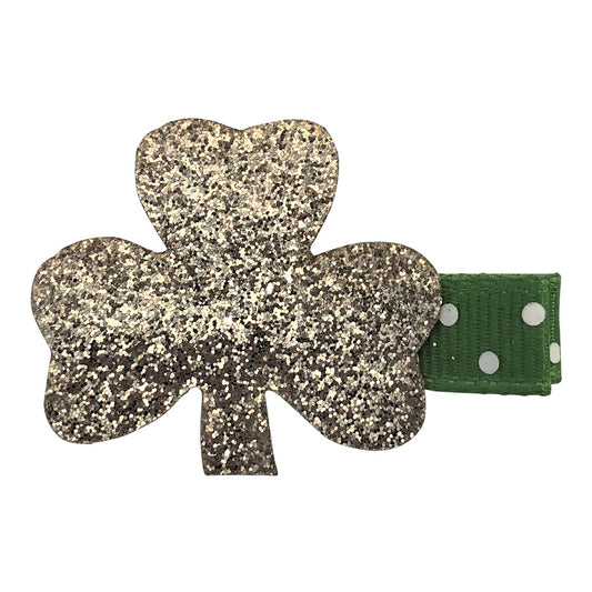 Golden Shamrock Hair Clip