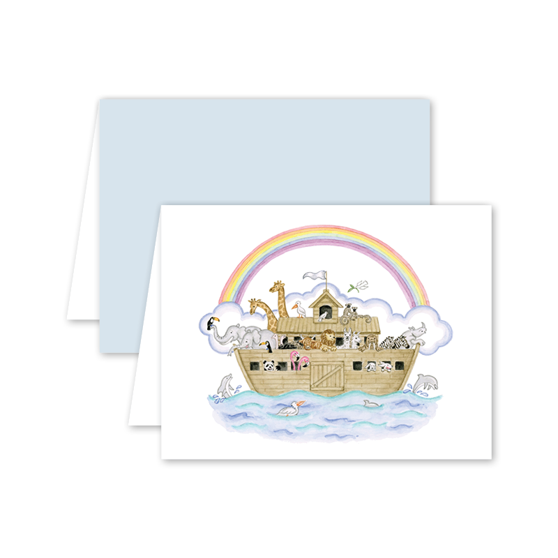 Dogwood Hill Noah's ark Greeting Card