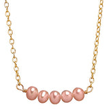 Childs pearl necklace bottle blond