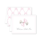 Rattle and Pink Bow Card Dogwood Hill