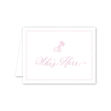 Baby Rattle Pink Card