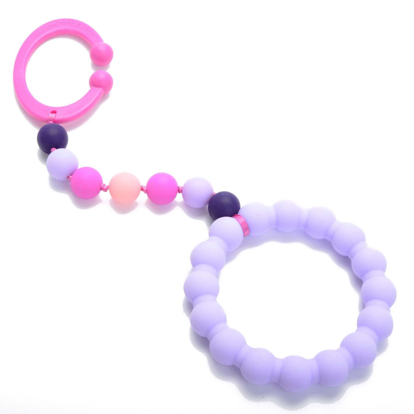 Chew Beads Gramercy Stroller Toy - Violet