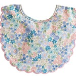 Alimrose Scallop Bib - Liberty Blue