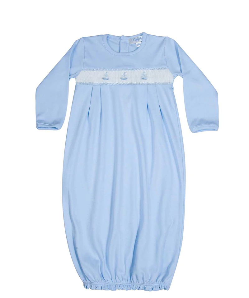 Nellapima Sailboat Smocked Gown