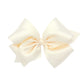 Wee ones Ecru King Size French Satin Hair Bow