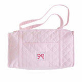 Bow Quilted Luggage Duffle by Little English