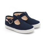 Cienta Navy T Bar shoe