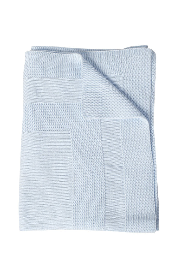Nellapima Nella Knit Blue Baby Blanket