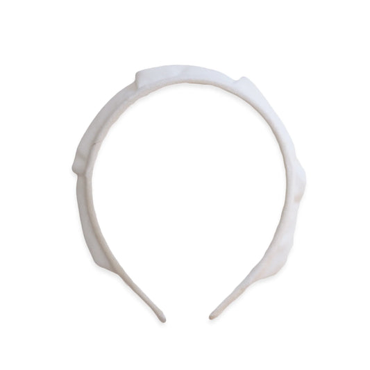 Crown Headband - White