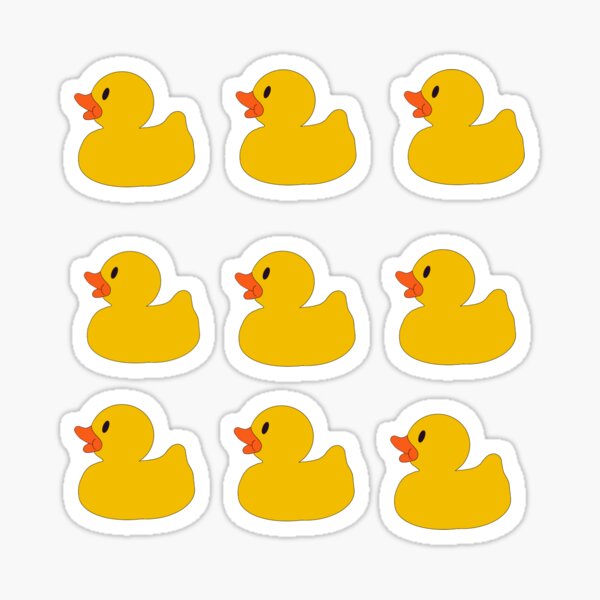 Rubber Duckie Stickers