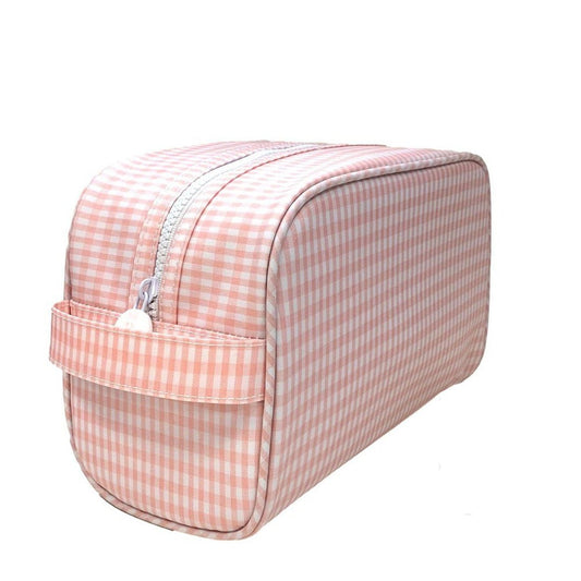 TRVL Design Stowaway - Pink Taffy Gingham  at JoJo Mommy Dallas