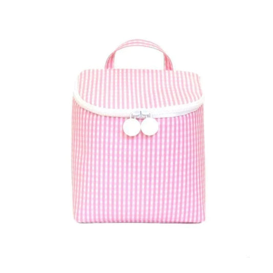 TRVL Design Pink Gingham Lunch Box JoJo Mommy Dallas