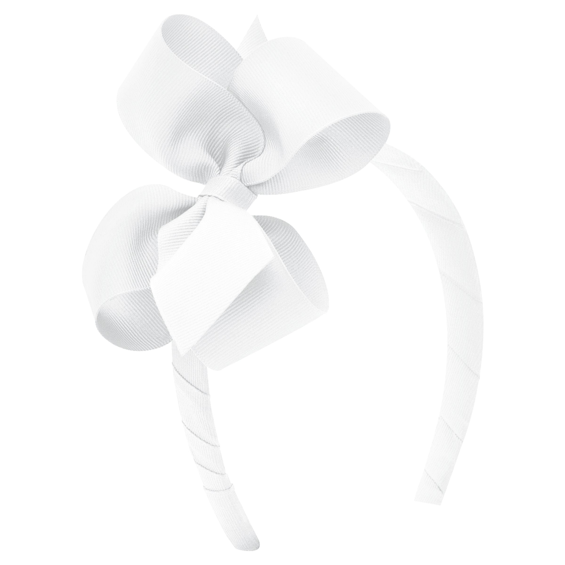 white Bow wee ones head band Jojo Mommy dallas
