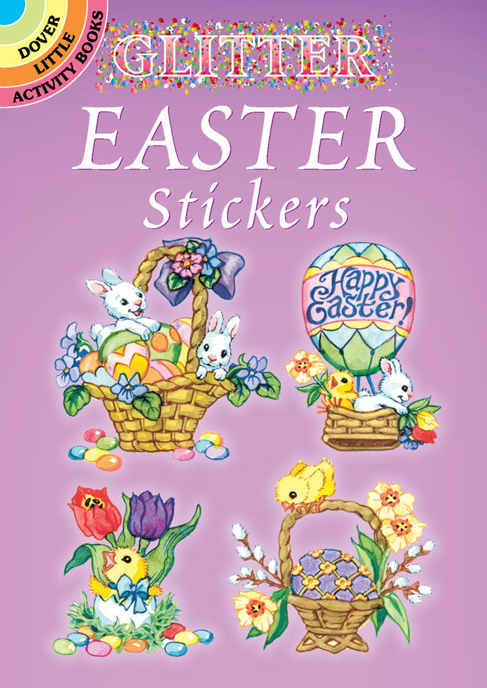 Glitter Easter Stickers