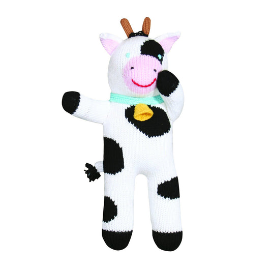 Zubels Knit Cow Toy