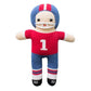 Knit Football Player Toy Zubels