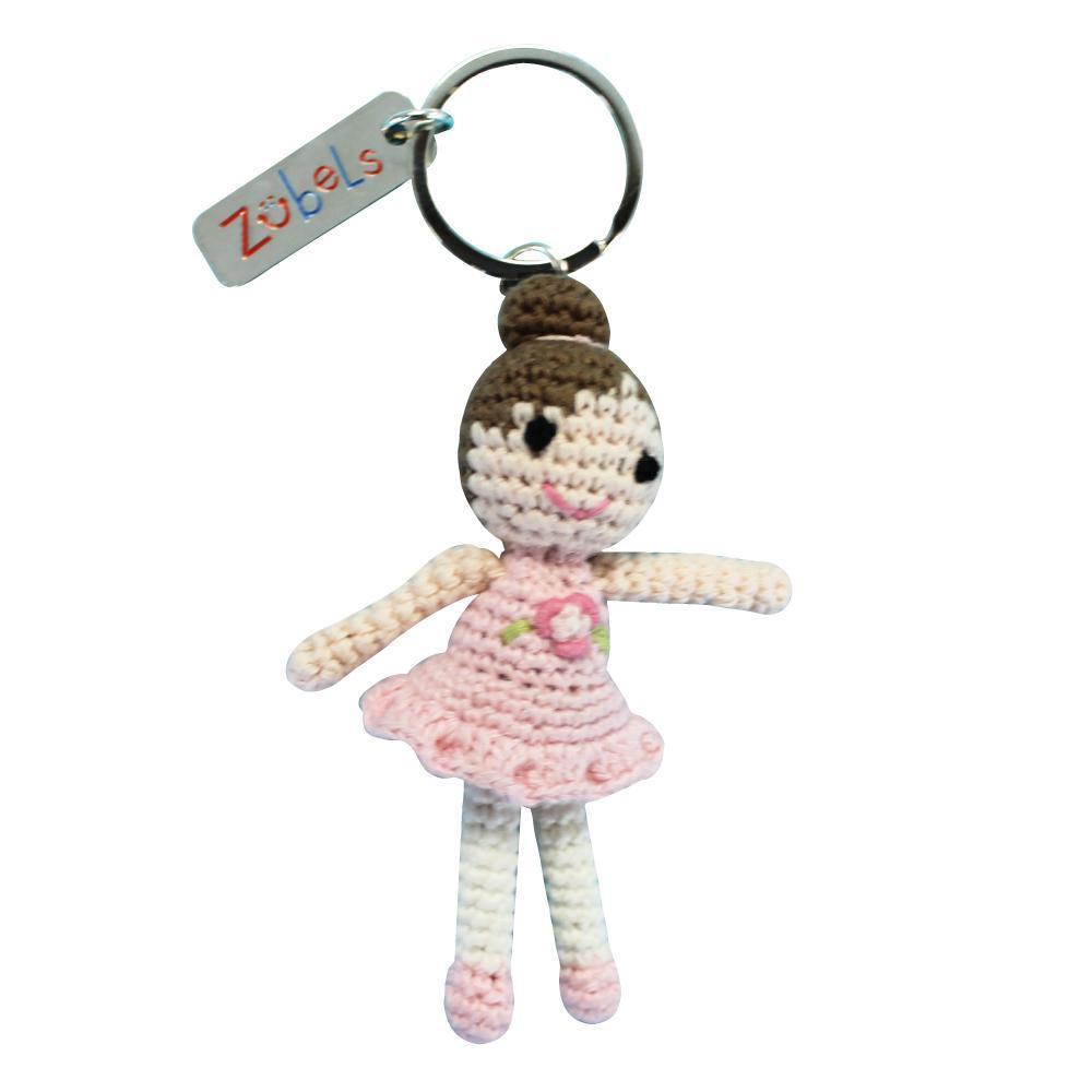 Zubels Knit Ballerina Kids Keychain