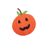 Knit Pumpkin Rattle Zubels Halloween Baby Toy